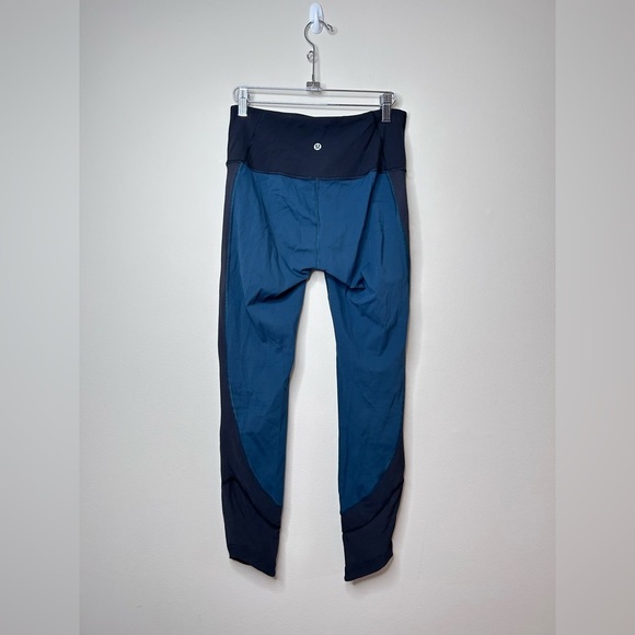 Lululemon Ready Set Go 7/8 Tight with Mesh Cutout 25" Submarine Black Size 6 - Picture 3 of 11